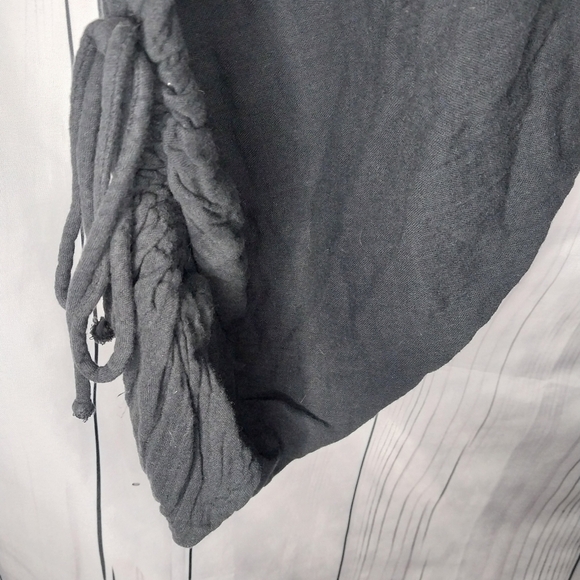 Free People Black Harem Cotton Boho Pants Size S - Picture 10 of 12